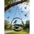 thumbnail image 3 of Hanging Metal Bird Feeder for Garden Outdoor, Stable Bird Feeding Station, Weather Resistant Wild Bird Tray, 3 of 4