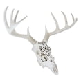 thumbnail image 5 of Ebros Large Filigree Buck Deer Head Skull Wall Decor Hanging Plaque 22" Wide, 5 of 9