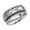 leafy and Floral, variant on Handmade Fish Concave Spinner Anxiety Ring for Women Jewelry 925 Sterling Silver Band Statement Stress Relief Women Size 7 Birthday Christmas Gifts