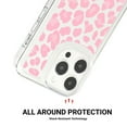 thumbnail image 4 of Mantto Case For iPhone 14 Pro Max Phone Case,Luxury Leopard Pattern Design Cases Soft Silicone Slim TPU Shockproof Protective Bumper Cover for Women Men For iPhone 14 Pro Max, Pink, 4 of 8