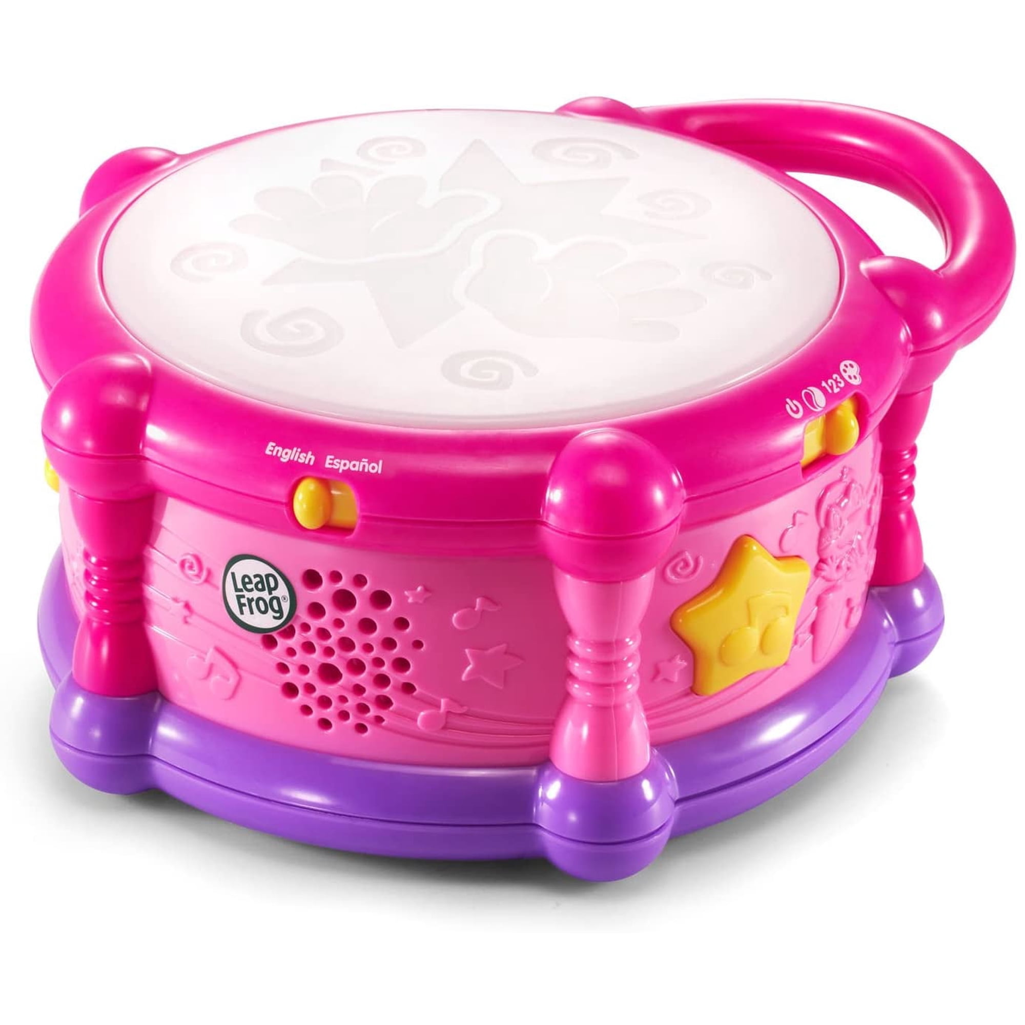 LeapFrog Learn and Groove Color Play Drum Bilingual, Pink