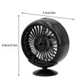 thumbnail image 3 of LADIGASU Car Conditioning Vents Car Fan Car Multifunction Fan Usb Interface Car Small Electric Fan, 3 of 7
