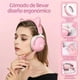 thumbnail image 2 of Audífonos Diadema Microfono Auriculares Gamer Petukita Box X11 Rosa Luz Led, 2 of 5
