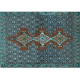 thumbnail image 1 of Ahgly Company Indoor Rectangle Persian Light Blue Traditional Area Rugs, 8' x 10', 1 of 4