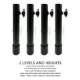 thumbnail image 3 of Elevadores De Mesa Plegables, 4 Extensiones De Patas De Mesa De Acero Inoxidable Con 2 Alturas Ajustables Y Pernos De Refuerzo, Para Uso En Interiores Y Exteriores, 3 of 7