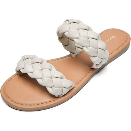 

Womens Flat Slide Sandals Summer Fashion Sandals Comfy Style | Warm-weather Favorite