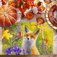 thumbnail image 2 of Fall Placemats Set of 6 Fox Place Mats Thanksgiving Placemat Hummingbird Wildflower Table Mats for Dining Kitchen Table Holiday Dinner Party Home Fall Decorations 13x19 Inch, 2 of 8