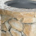thumbnail image 4 of Weston Natural Glass Fiber Reinforce Cement / Iron Fire Pit, 4 of 7