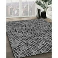 thumbnail image 3 of Ahgly Company Machine Washable Indoor Round Transitional Dark Gray Area Rugs, 8' Round, 3 of 7