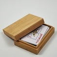 thumbnail image 5 of GENEMA Bamboo Cards Storage Box Desktop Poker Playing Card Box Container Case Tarot Box, 5 of 19