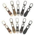thumbnail image 5 of Supvox 10Pcs Practical Golden Metal Zipper Pullers Easy Install Zipper Repair Kit, 5 of 6