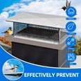 thumbnail image 2 of Dextrus 17" x 29" Fireplace Chimney Cap, Outdoor Chimney Cover, 304 Stainless Steel, with Flexible Metal Strips, Bolts & Gloves Included, 2 of 10