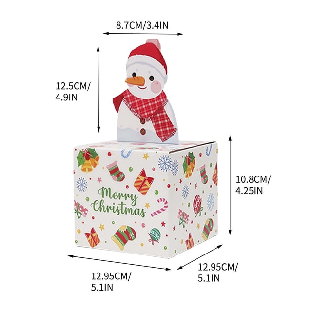 Christmas Gift Box With Cash Drawer For Holiday Party Decorations And Small Gifts
