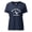 Heather Navy, variant on Santa Cruz Surf Shop EST 1969 Womens v-neck t-shirt