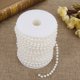 thumbnail image 4 of 25 m/rollo de perlas de alambre de molienda, guirnalda de cuentas, decoración de boda DIY, 6mm (blanco), 4 of 10