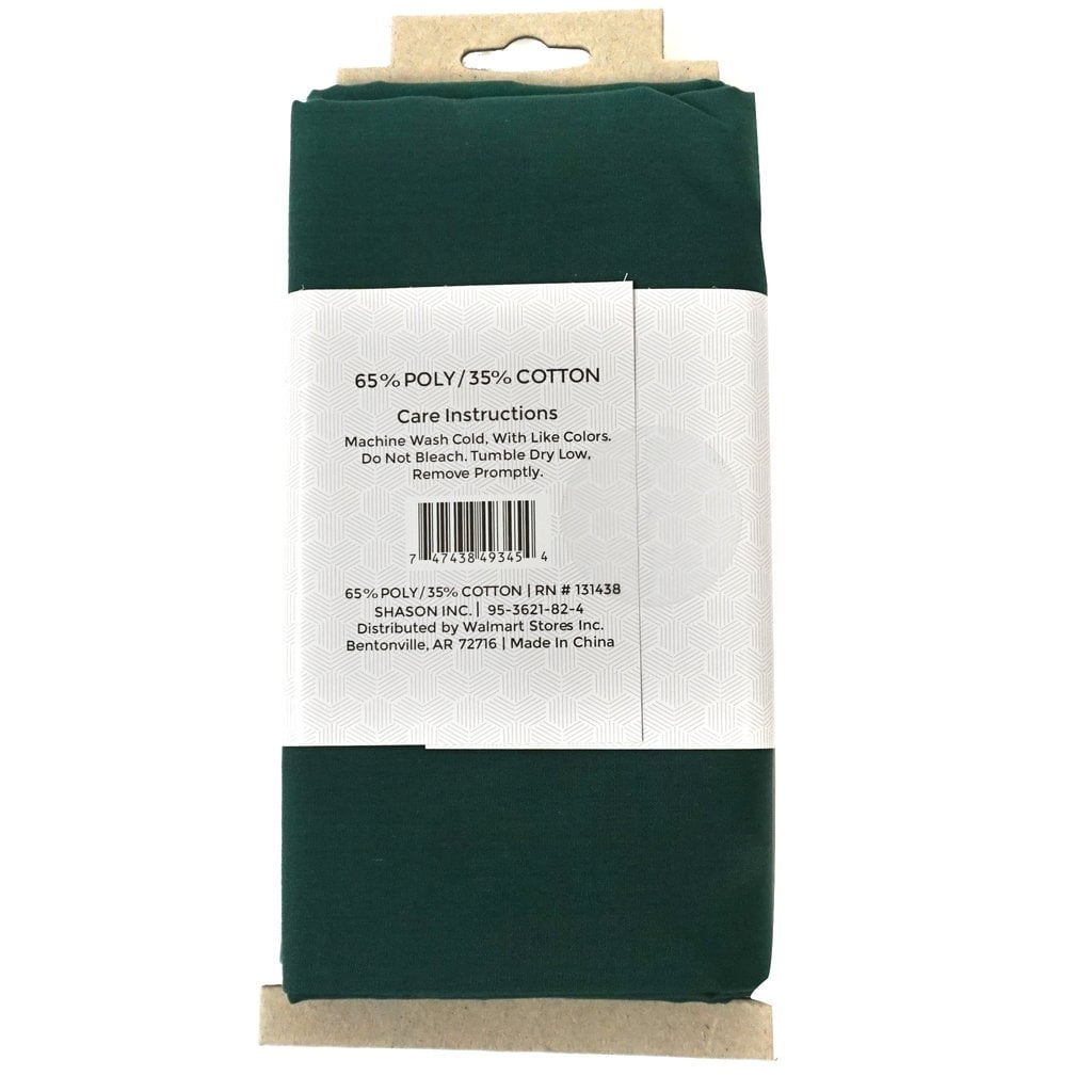 Shason Textile Craft Quilting Poly Cotton 2 Yards Precut Fabric, Hunter (Pack of 2)