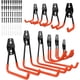 thumbnail image 1 of Una bolsa de 10 ganchos para herramientas, ganchos para guardar en el garaje, ganchos dobles sólidos, ganchos de pared para organizar herramientas eléctricas, escaleras, bicicletas, patinetas, cuerdas, 1 of 5