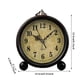 thumbnail image 3 of Reloj despertador analógico silencioso, pequeño, de mesita de noche, funciona con pilas, para mesa, estantería de salón, reloj de regalo (clásico), 3 of 7