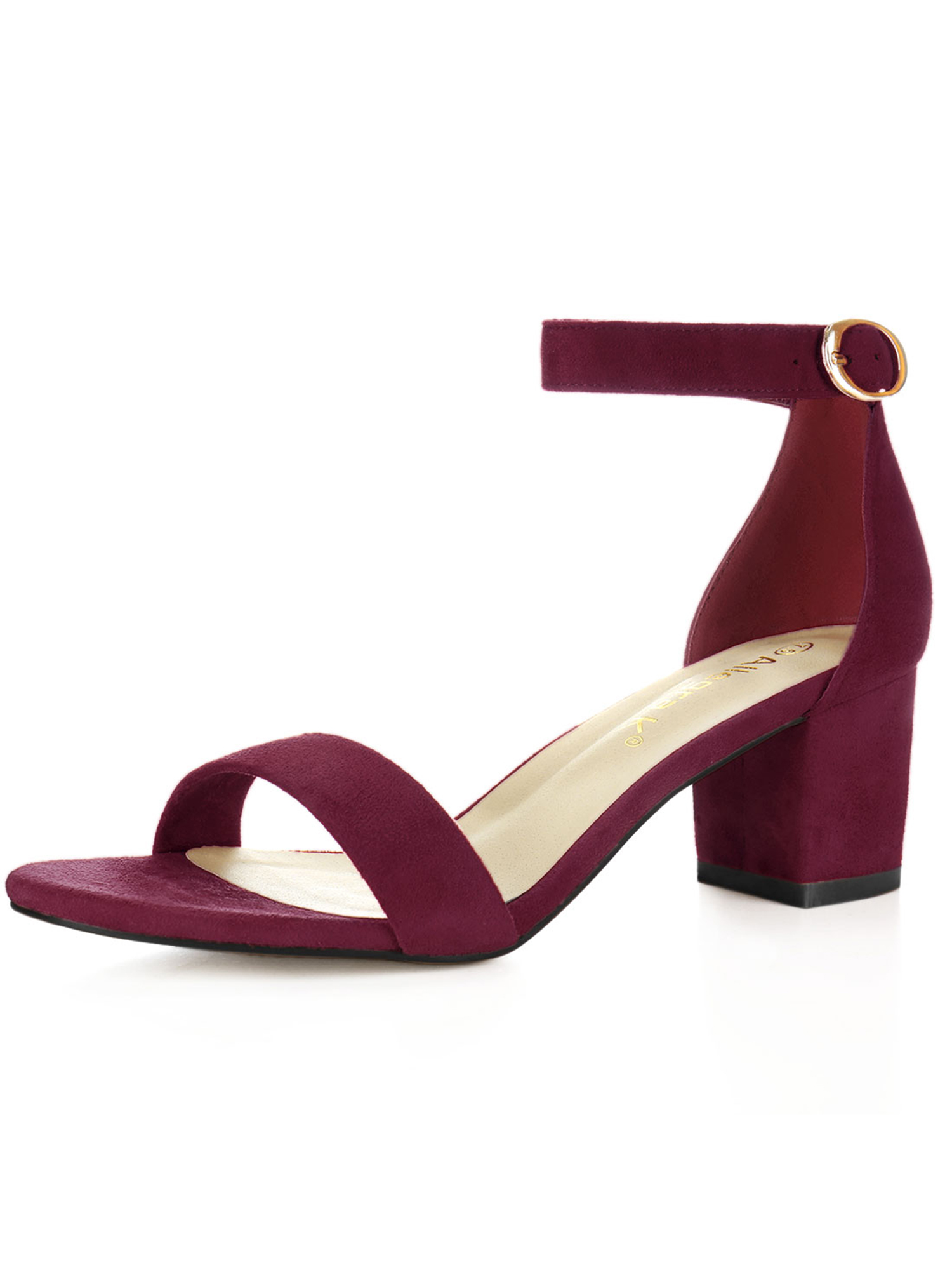 burgundy open toe heels