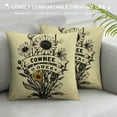 thumbnail image 3 of COMIO  Farmhouse Pillow Covers with Consider How The Wildflowers Grow Quote Farmhouse Rustic Cushion Covers with Saying Family Room Décor, 3 of 5