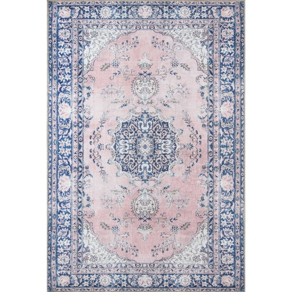 Momeni Afshar Polyester Pink Area Rug 2' X 3'
