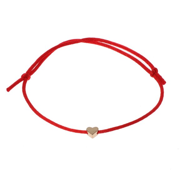Multi-color Kabbalah Braided Bracelet Weave Red String Heart Charm Bracelet Gift