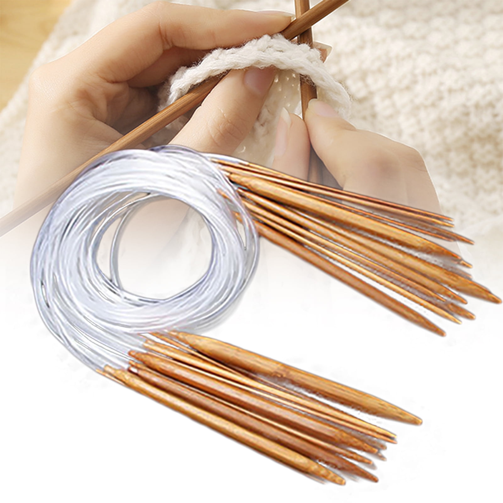 Circular Knitting needles 6.00 mm Metal Size 4 40cm 60cm 80cm long 