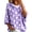 Light Violet, variant on Cardigan Sweaters for Women Acrylic V Neck 3/4 Sleeve Loose Hooded Knit Pullover Sweater With Side Storage Pockets