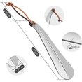 thumbnail image 4 of Shoe Horn 7.5 Inch, Portable Shoe Horns, Travel Shoes Horn, Premium Stainless Steel Metal Shoe Horn, Shoe Helper for Men, 4 of 5