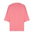 thumbnail image 4 of Birdeem Blouse pour Femmes Mode Été Décontractée Chemise Imprimée avec Poche Col Rond Haut Ample, 4 of 12