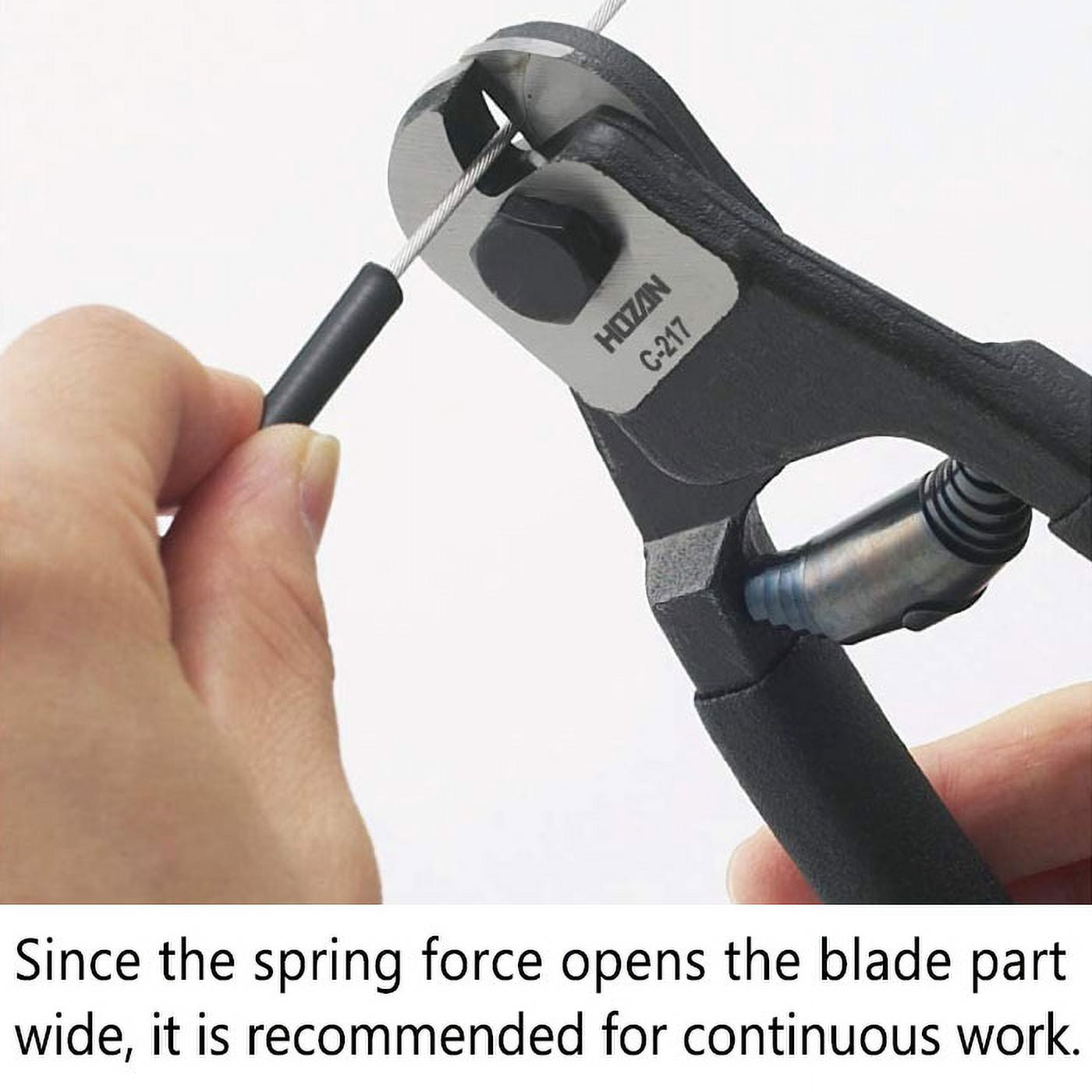 Hozan C-217 Wire Cutter for Brake and Shifter Cable and Housing 200mm Length