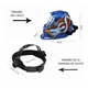 thumbnail image 4 of Careta De Soldar Uso Industrial Soldadura Electronica Diseño Azul, 4 of 4