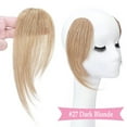 thumbnail image 2 of Benehair Clip in Hair Side Bangs Fringe Curtain Bangs 100% Real Human Hair Extensions Swept Weft Blonde Remy Hair Frence Bangs 2 PCS, 2 of 6