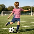 thumbnail image 6 of hengsof Kids Soccer Jersey Athletic Sports Shirt with Short Set Breathable Lightweight Training Uniform 4-14Y, 6 of 8