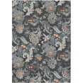 thumbnail image 1 of Homefires PMF-BT001E 5 x 7 ft. Flannel Floral Indoor Area Rug, Gray, 1 of 1