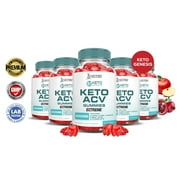 (5 Pack) Keto Genesis Extreme ACV Gummies 2000mg Dietary Supplement 300 Gummys
