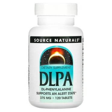 Source Naturals DLPA 375 mg - 120 Tablets