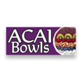 thumbnail image 1 of ACAI Bowl Vinyl Banner 5 Feet Wide by 2 Feet Tall, 1 of 4