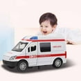 thumbnail image 2 of Ambulance Toy, Alloy Ambulance Car Toy Car, 1:32 Model Toy Vehicle For Kids Boys Girls Gifts, 2 of 8