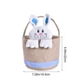 thumbnail image 2 of Orangide DIY Easter Bunny Basket, Decorative Easter Basket for Kids, Handmade Rabbit Basket for Easter Egg Hunt, Spring Holiday Party Favor, 2 of 6