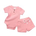 thumbnail image 2 of Kiplyki Fall Home Trends Women's Pajama Casual Baby Boy Clothes Set Toddler Girl Cotton Short Sleeve Tops Shorts Outfits, 2 of 8