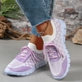 thumbnail image 4 of YOUYEDIAN Orthopedic Dress Shoes for Women Arch Support Non Slip Slip on Nurse Shoes Wide Width Mesh Stretch House Shoes Comfort 2026 New Orthopedic Shoes (Purple), 4 of 6