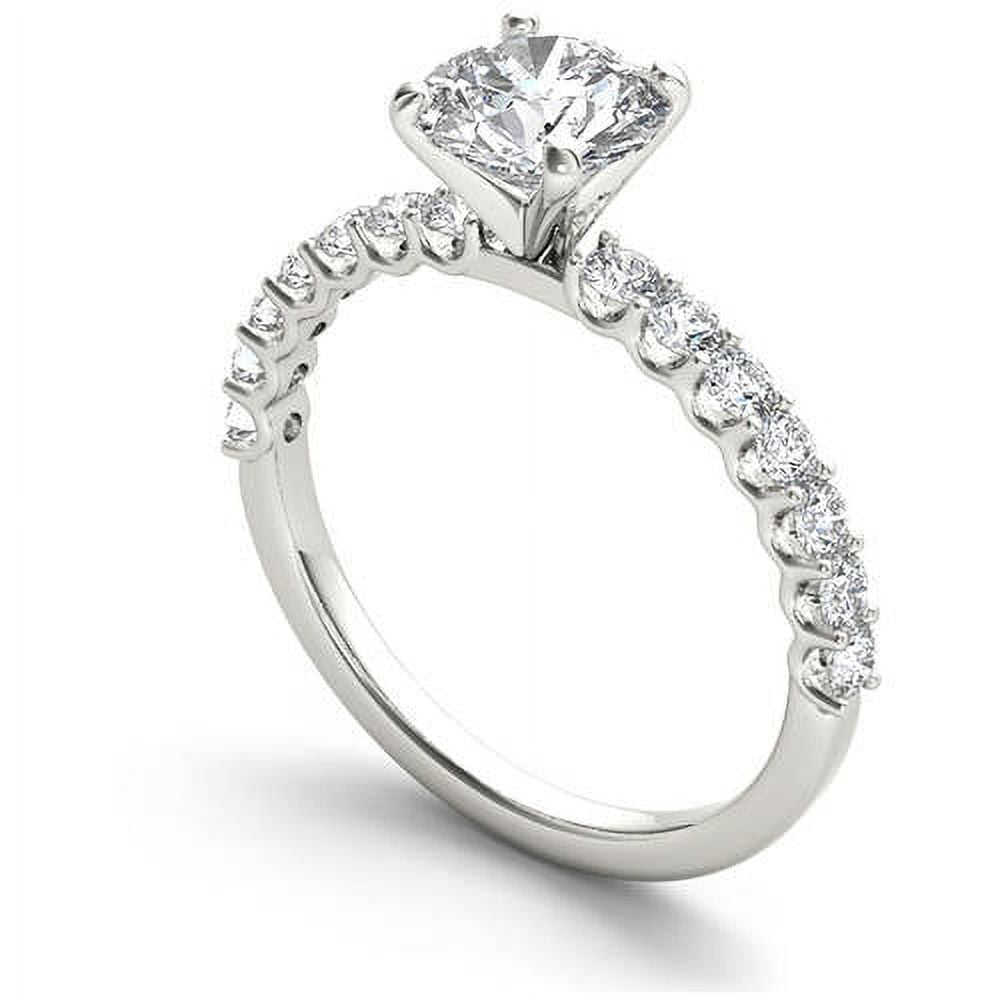 1 Carat T.W. Diamond Classic 14kt White Gold Engagement Ring