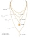 thumbnail image 4 of Collar para mujer, joyería para mujer, colgante de borla de diamantes multicapa de metal para mujer, collar con colgante de clavícula para mujer, pendientes para mujer, 4 of 5