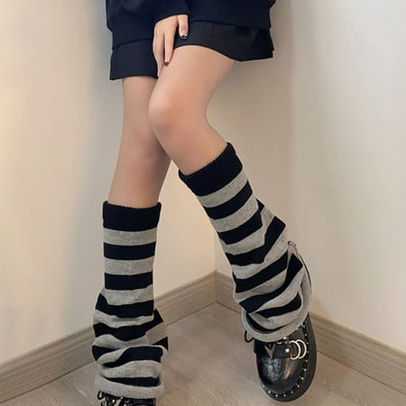 

GXSR Women s Leg Warmers Fashion Knit Leg Warmers Long Leg Socks Cute Fashion
