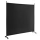 thumbnail image 1 of Costway Separador de Ambientes de Panel Único de 184 cm, Pantalla de Privacidad Ancha con Ruedas Bloqueables, Portátil, Protección de Privacidad Independiente para Sala de Estar, Dormitorio, Oficina, 1 of 4