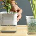 thumbnail image 4 of Automatic Water-absorbing Flowerpot Potted Hydroponic Plant Flower Pot Home Indoor Breeding Planter, 4 of 8
