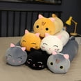 thumbnail image 2 of Kawaii Cat Plush Toys Soft Stuffed Animal Pillow Cat Plush Dolls For Kids Gift heqiyong LED, 2 of 2