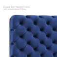 thumbnail image 4 of Tufted Headboard, Twin Size, Velvet, Blue Navy, Modern Contemporary Urban Design, Bedroom Master Guest Suite, 4 of 7