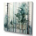 thumbnail image 2 of Designart "Tree Redwood Geometric Silence II" Abstract Canvas Print, 2 of 5